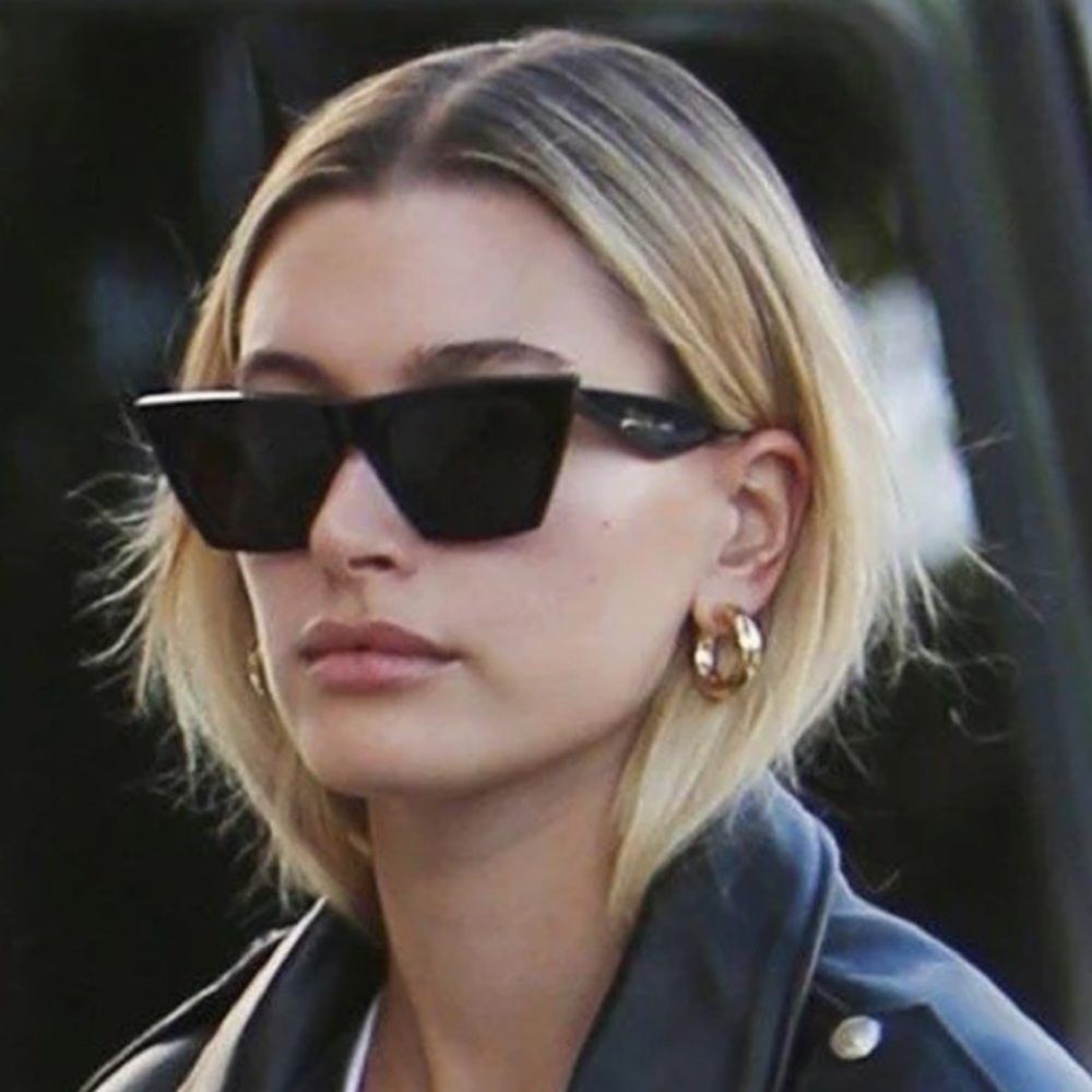 Celine Edge Cat Eye Black Sunglasses CL 41468/S